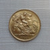 Монета 1/2 соверена 1914 г. Англия. Золото 917 проба.